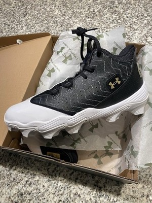 Under Armour Men's Bryce Harper 9 RM Baseball Cleats Men s Size 8 Black/White
