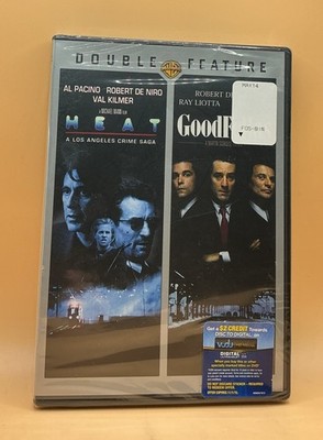 Heat / Goodfellas DVD Double Feature **SEALED NEW** **Buy 2 Get 1 Free**