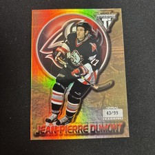 2000-01 Pacific Private Stock Titanium - J.P. Dumont #8 Gold /99
