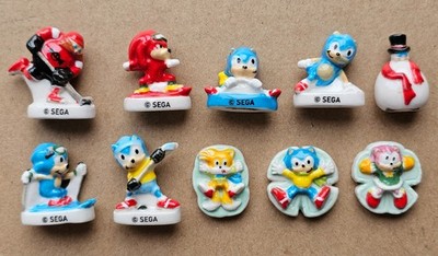 Sonic the Hedgehog Porcelain Figure Set SEGA Tails Knuckles Amy Complete Winter