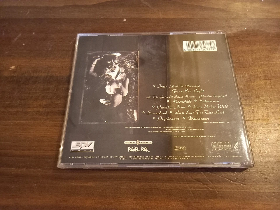 CD - Fields of Nephilim - Earth Inferno - Rebel Records - Bild 2 von 2