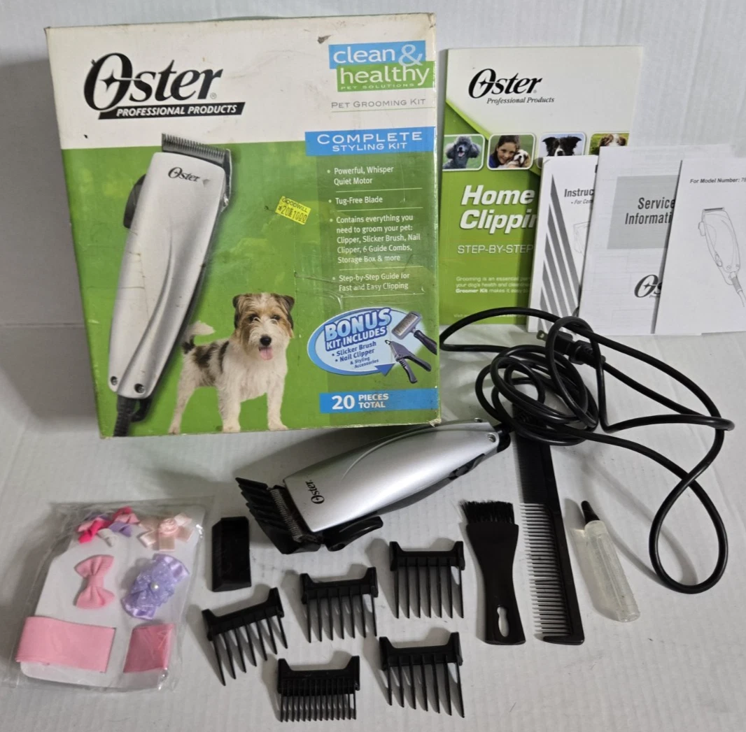OSTER Clean & Healthy Styling Kit, Pet Clippers Professional Dog Grooming in Box