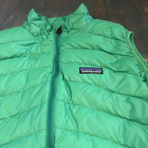 EUC!! Patagonia Daunen Pullover Weste Damen XL grün Puffer Vest - Bild 3 von 11