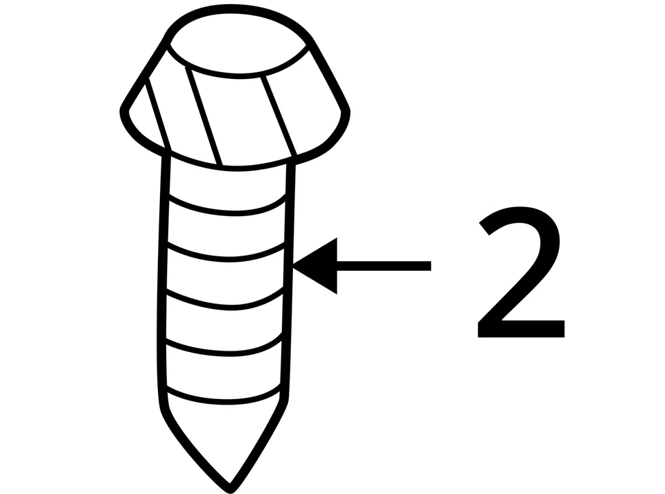 Chevrolet GMC Blazer 1995-2005 tornillo Jimmy arandela hexagonal métrica he 11509189 nuevo OEM Foto 4 de 4