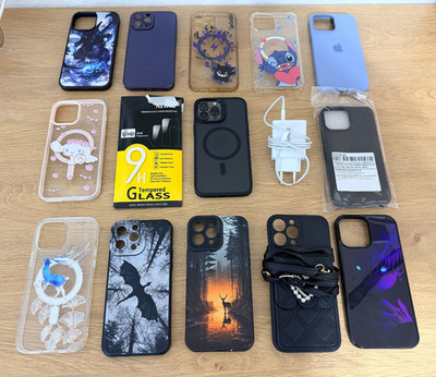 iPhone 13 Pro Max 128GB Graphit   Top Zustand   inkl. 13 Hüllen & Zubehörpaket