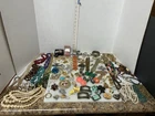 Vintage Lot of Costume Jewelry. Some Name Brands.