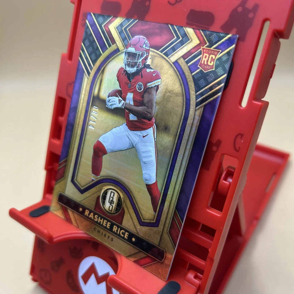 2023 Panini Gold Standard RASHEE RICE Rookie Purple 8/14 RC Chiefs SSP Chiefs - Image 3 of 4