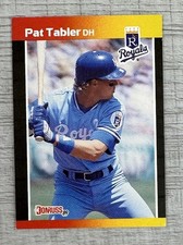 1989 Donruss #326 Pat Tabler DH Kansas City Royals MLB Baseball Card