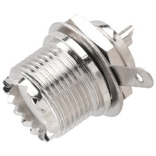 UHF Female SO239 Jack Bulkhead Solder Panel Mount  Straight Connector8646