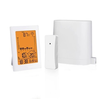 Funk Regenmesser LCD Wetterstation für Indoor Outdoor Regenmessung