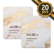 SU:M37 Losec Summa Skin Softener 1ml x 10pcs + 1ml  Emulsion 10pcs = 20pcs SUM37