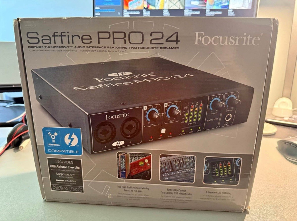 Focusrite Saffire PRO 24 オーディオインターフェース Amazon.com: Focusrite Saffire Pro 24 Firewire Audio Interface