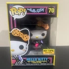 Funko Pop! Hello Kitty #70 Blacklight. Hot Topic Exclusive. 2023. Good Condition