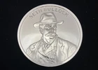 Wild West Legends Series Seth Bullock 1oz .999 Silver USA Made Round BU Intaglio