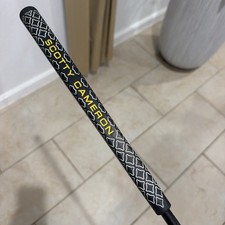 Scotty Cameron Textured Pistolini Plus Grip Gold Letter Logo Golf Putter 