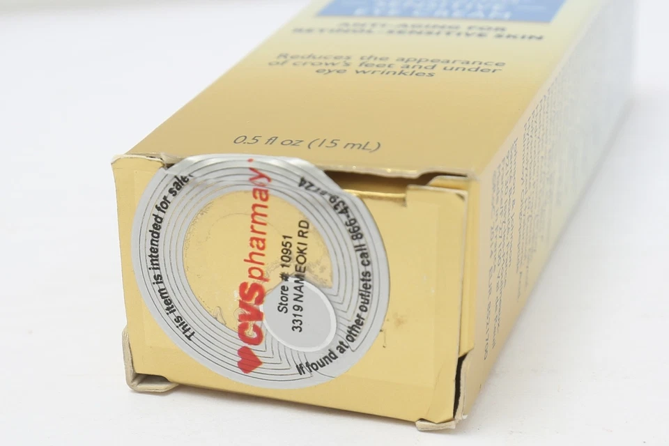 RoC Retinol Correxion Sensitive Eye Cream Anti Aging Retinol .5 oz NOS - Image 2 of 4