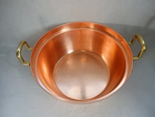 Double-handled pot  copper  54cm  no tin insi...