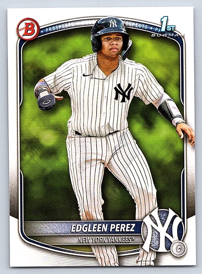 EDGLEEN PEREZ YANKEES RC 1st card 2025 BOWMAN PROSPECTS #BP-80 | eBay