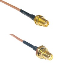RG316 SMA FEMALE to SMA Female O-Ring RF Cable Rapid-SHIP LOT