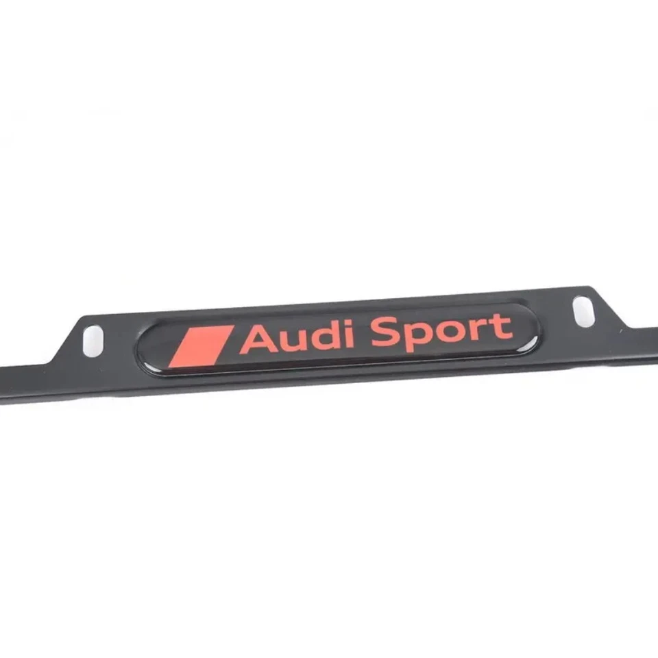 Audi Sport License Plate Frame • Genuine OE • #ZAW071801SDX9 - Image 2 of 4