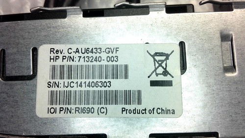 HP Pavilion 500 Genuine Front I/O 2USB3.0 Audio Card Reader 713240-003 - Picture 2 of 5