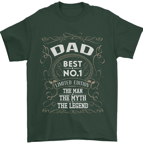Día Del Padre No 1 Papá Hombre Mito Legend Hombre 100% Algodón - Imagen 90 de 98