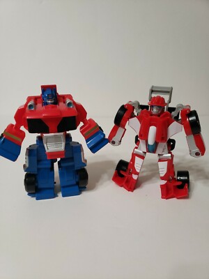 Transformer Rescue Bots Heatwave And Optimus Prime