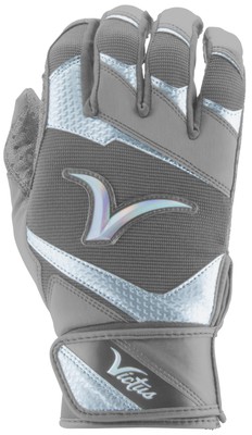 Victus Showtime Batting Glove, Gray, Youth Medium