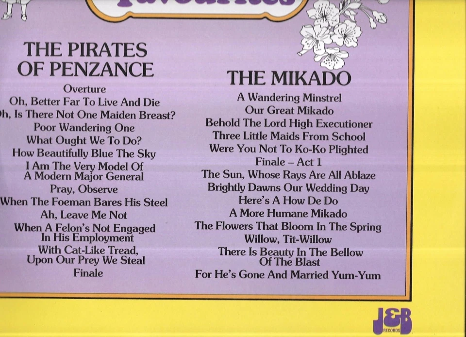 National Musicale Company Orchestra & Chorus, Gilbert & Sullivan, gatefold 3xLPs - Image 3 of 4