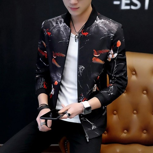 Men Streetwear Multi-Pocket Cargo Jacket Autumn Mens Cotton Jacket Casual Overalls Male Jacket