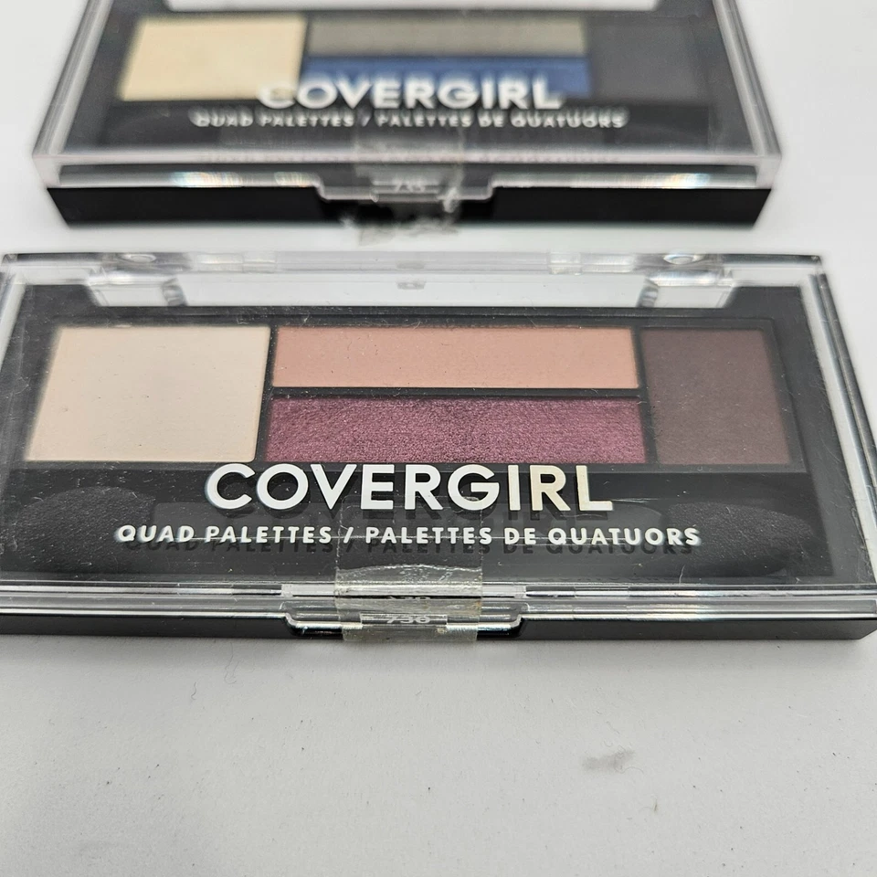 COVERGIRL Quad Palettes Eye shadow 730 Cherry Soda 735 Fresh Pick NEW Makeup - Image 2 of 4