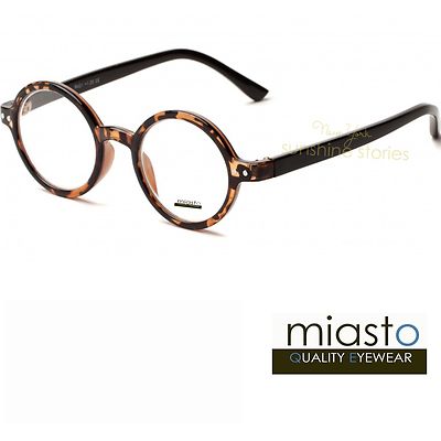 NWT$39.99 MIASTO RETRO ROUND ''LENNON/ POTTER''  SMALL READER READING EYEGLASSES