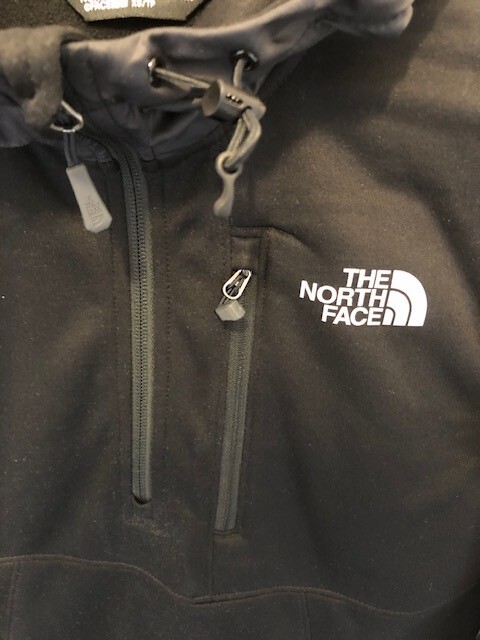 The North Face Authentic Mittelegi 1/4 Zip Hoodie Men's Black Size