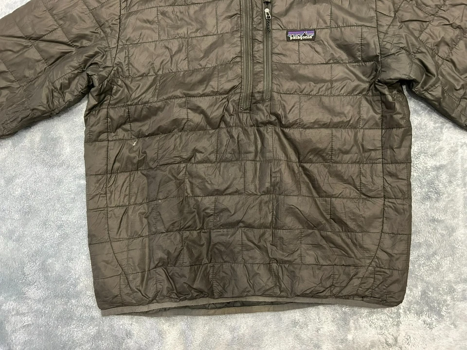 JAQUETA MASCULINA PATAGONIA NANO PUFF PEQUENA CINZA AMEIXA QUENTE ISOLAMENTO NEVE - Imagem 3 de 4