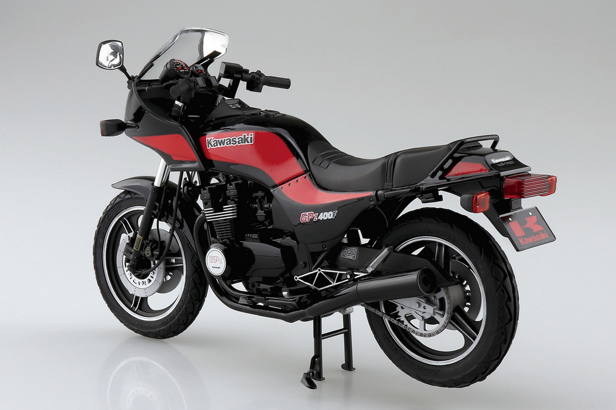 アオシマ 1/12 Kawasaki GPZ400 1:12 Scale Aoshima Kawasaki ZX400A2 GPz400F '84 Model Kit | eBay UK