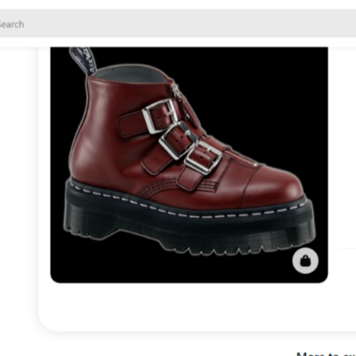 Dr. Martens thick bottom AGGY STRAP agyness US 7 UK 6 EU 39 cherry