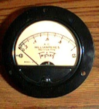 TRIPLETT Model 321-T A.C. Milliamperes Rectifier Gauge