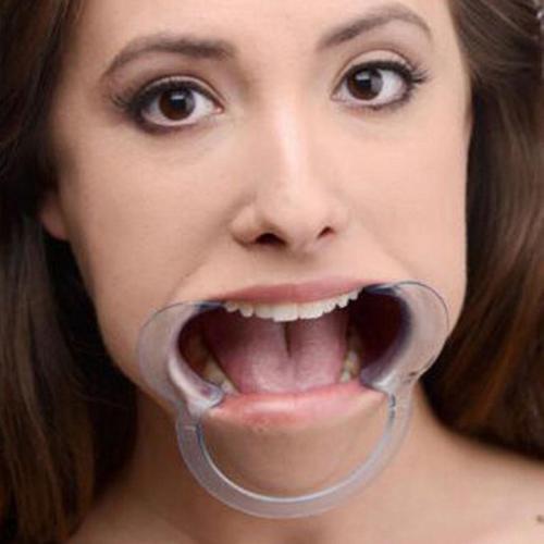 Binding Harness Double Rings Adjustable Strap Open Mouth Gags Oral Adults Game - Bild 16 von 31