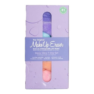 The Original MakeUp Eraser Dewy Glow 7-Day Set w/ Laundry Bag NWB