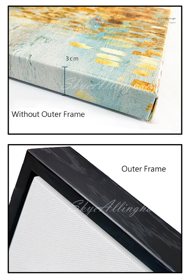 Pintura de arte de pared con impresión en lienzo al óleo enmarcada This Is Your Life Foto 4 de 4