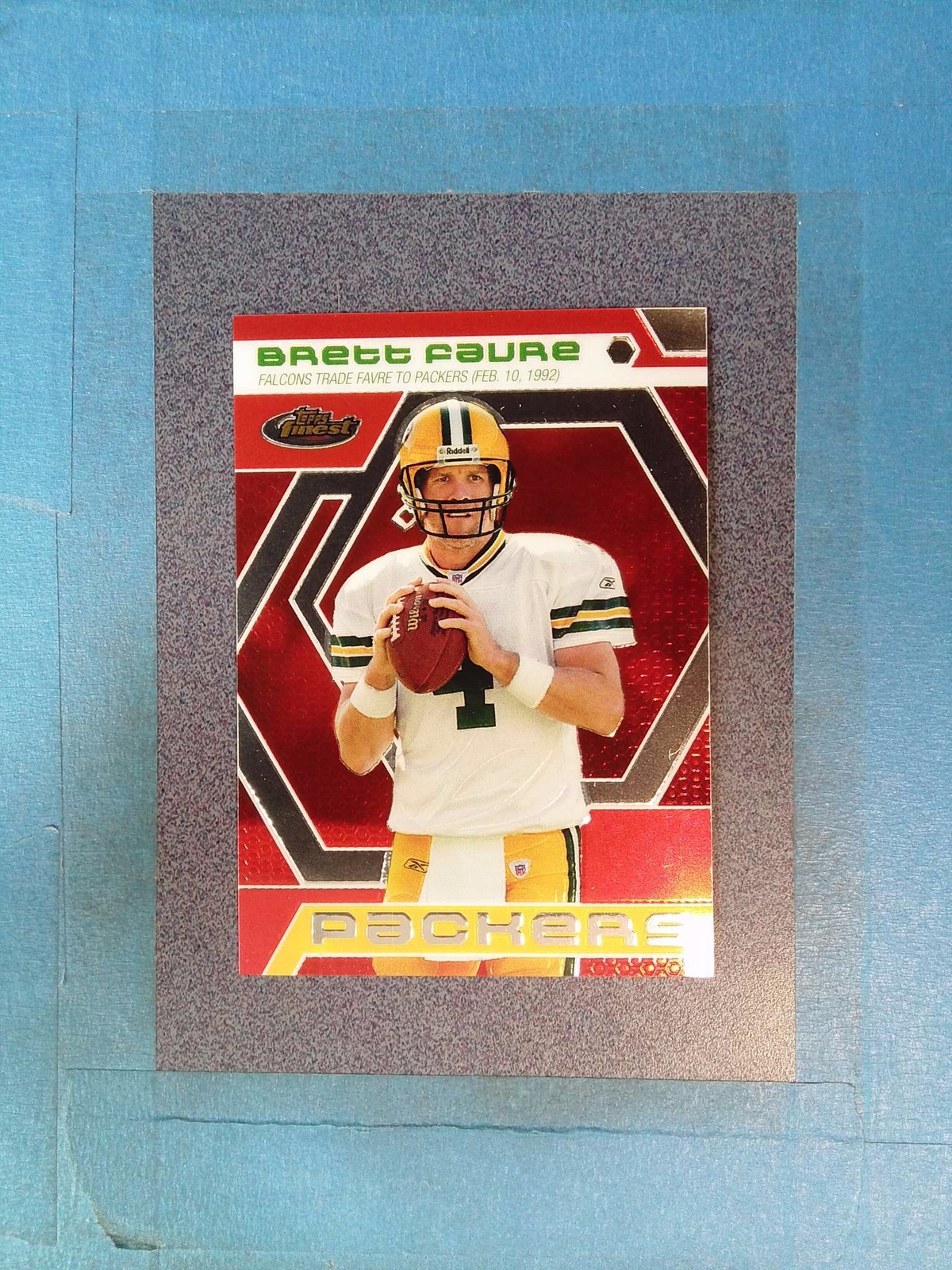 FB90) 2006 Topps Finest BRETT FAVRE #BF1 Green Bay Packers