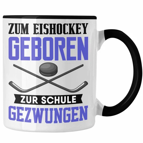 Trendation - Eishockey Tasse Geschenk Eishockey-Spieler Kinder Geschenkideen Zum