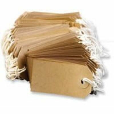 Packung mit 1000 Premium Qualität 146 x 73 mm Polierscheiben aufgereihten Etiketten