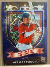 Geraldo Perdomo 2021 Chronicles Baseball Crusade BLUE VELOCITY RC card #8 