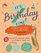 It's Birthday Time Greeting Assortment Boxed Notecards by