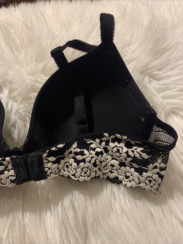 Sujetador push up negro sexy Wacoal 34C usado en excelente estado - Imagen 6 de 8