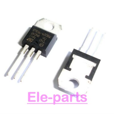 5 PCS BTB16-600BWRG TO-220 BTB16-600BW BTB16-600 16A 600V Triacs Transistor#