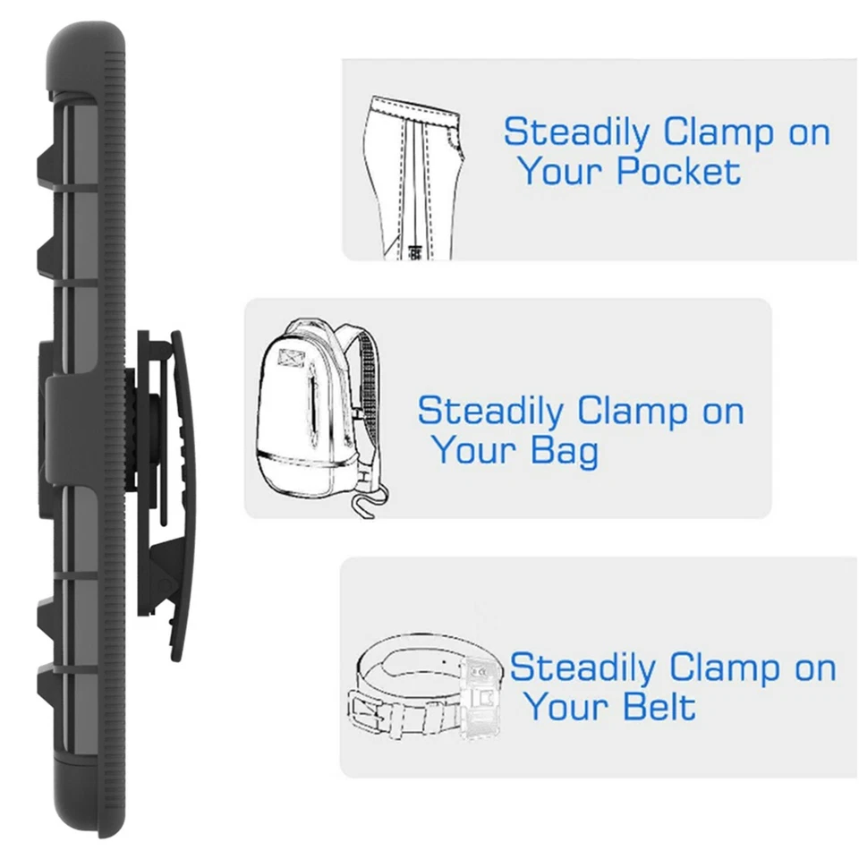 FUNDA CON SOPORTE CLIP RESISTENTE NEGRA CAMUFLAJE ÁRBOL ROSA PARA IPHONE 12 PRO MAX 6.7" Foto 2 de 4