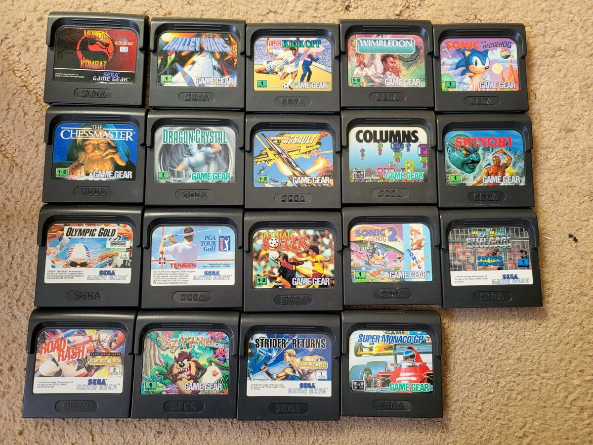 SEGA Game Gear Games, With Free Postage, Cartridges Only