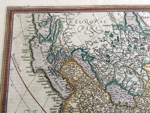 Asia ex Magna Orbis Terre by Gerard Mercator Antique copperplate map 1628 - Picture 6 of 8
